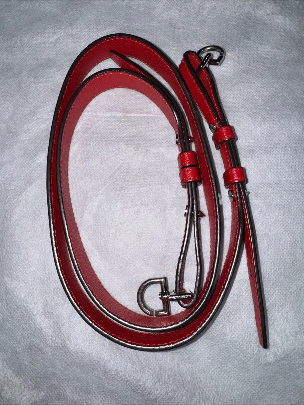 Givenchy Red Leather Antigona-Style Mini Satchel - Picture 12 of 13